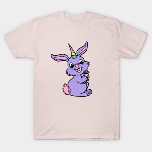 Rabbicorn or bunnycorn, the combination of rabbit and unicorn T-Shirt